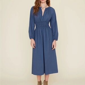 Xirena Blue Midi Dress